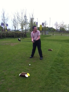 Norman Jamison driving off